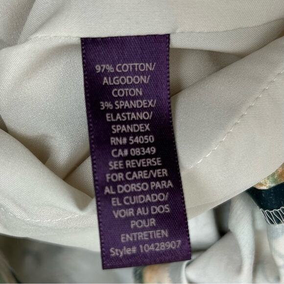 Rachel Roy Dress Womens Size 8 Peach Green Snakeskin Watercolors Sheath Lined - Picture 7 of 8